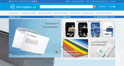 Desktop Screenshot of enveloppen.nl