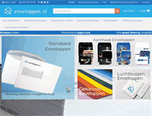 Tablet Screenshot of enveloppen.nl