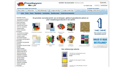 Desktop Screenshot of enveloppen.eu